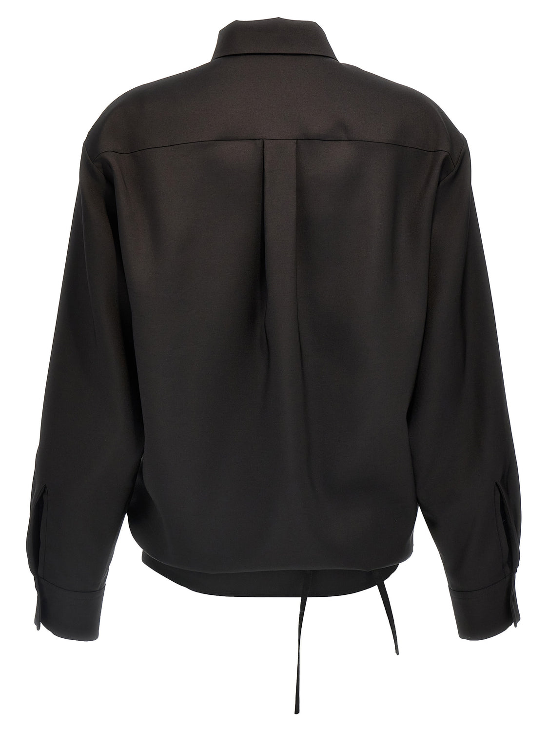 Black Wool Blouse