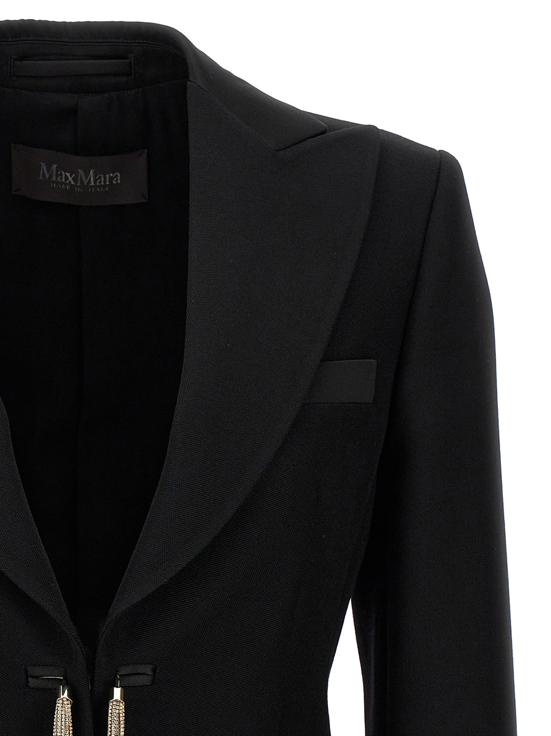 Black Virgin Wool Blazer