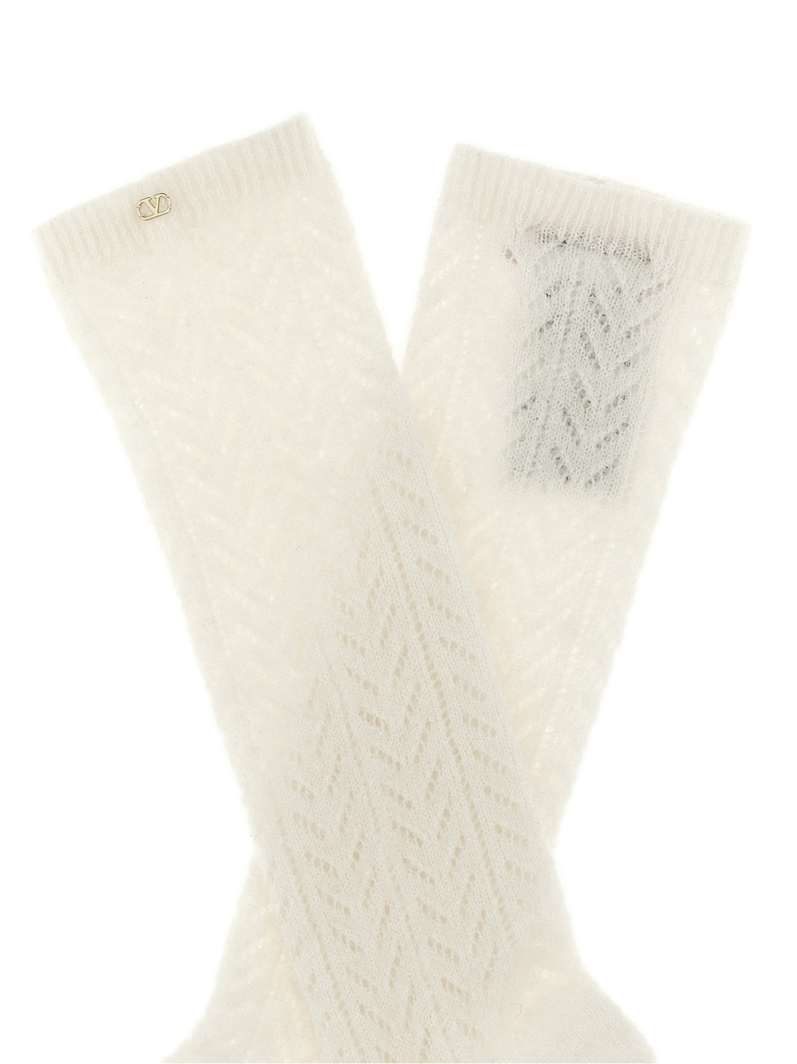 White Wool Socks