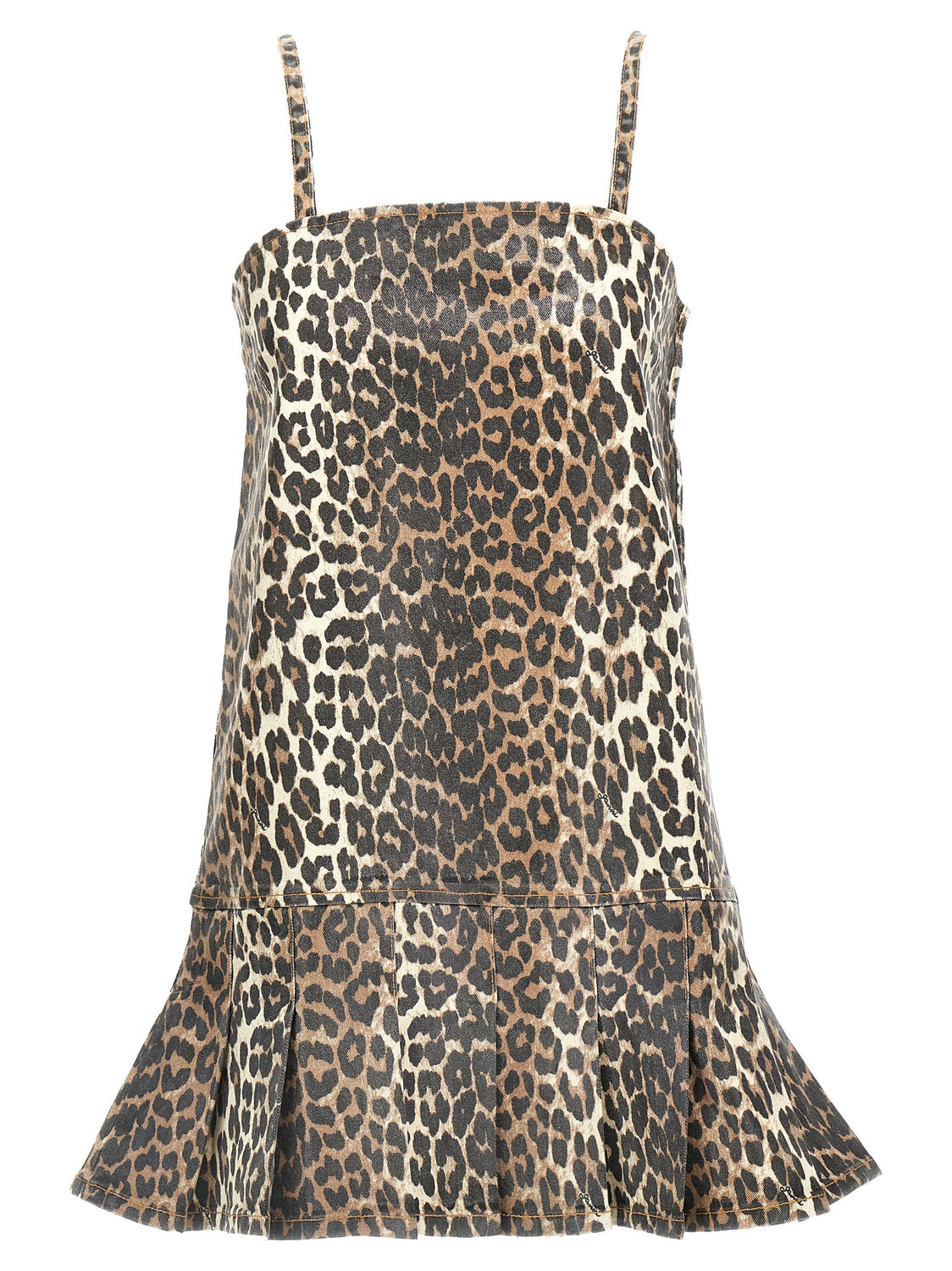 Multicolor Cotton Short Dress