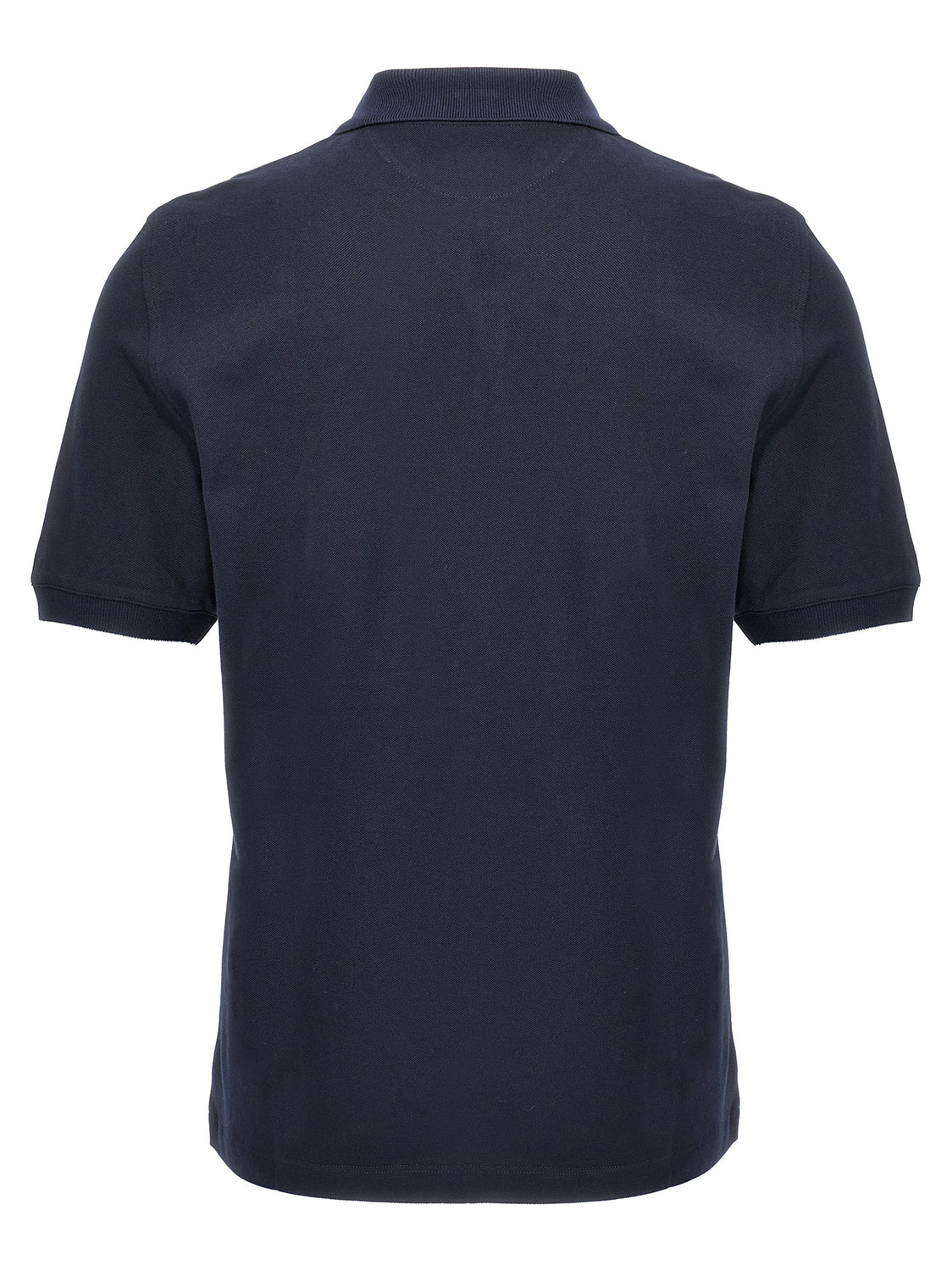 Blue Cotton Polo Shirt