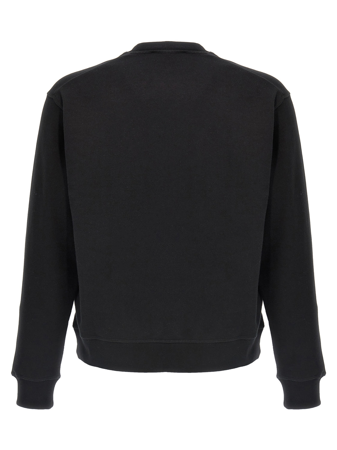 Black Cotton Sweatshirt