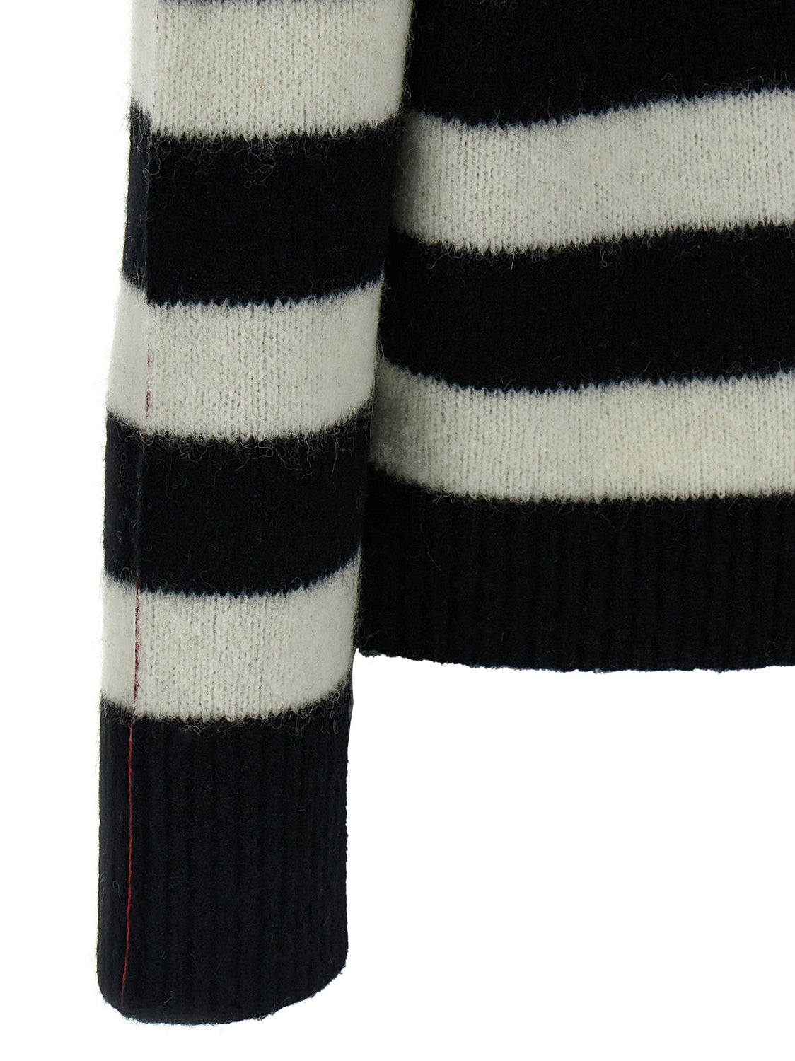 Bicolor Wool Cardigan