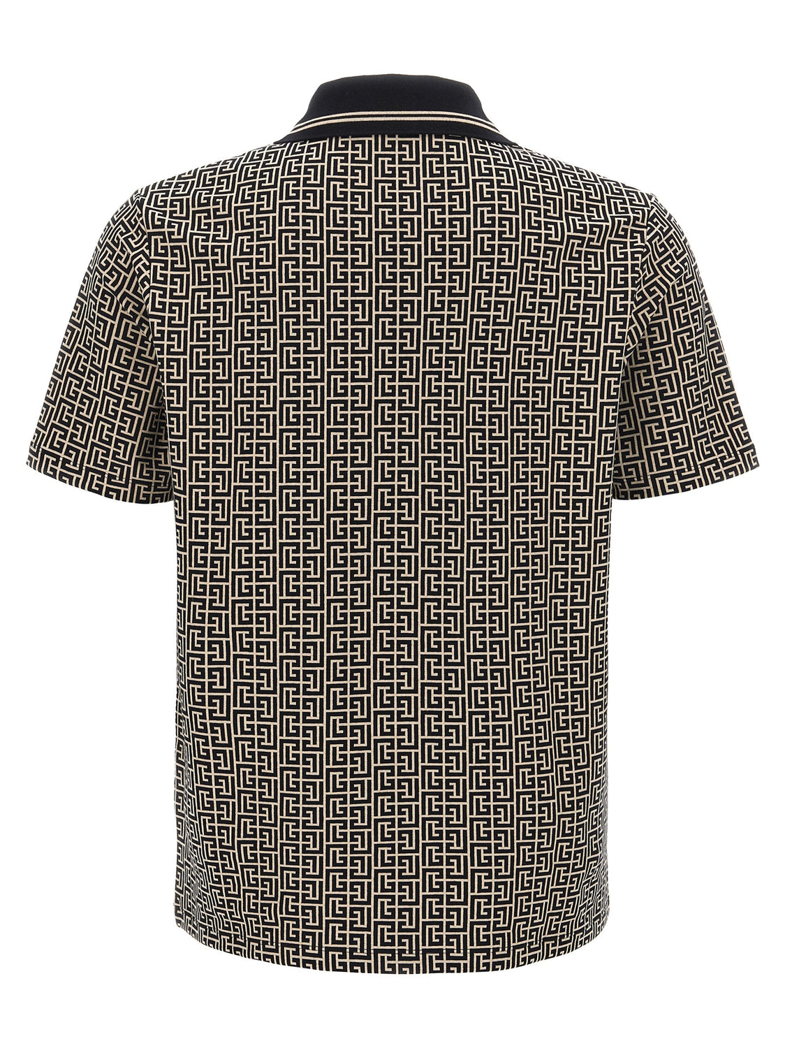 Bicolor Cotton Polo Shirt