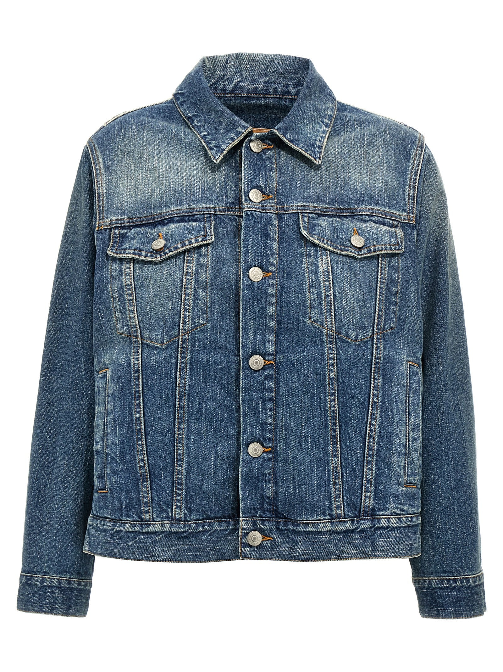 Blue Cotton Denim Jacket