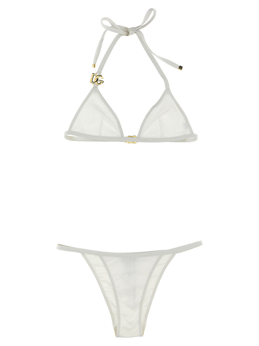 White Polyamide Bikini