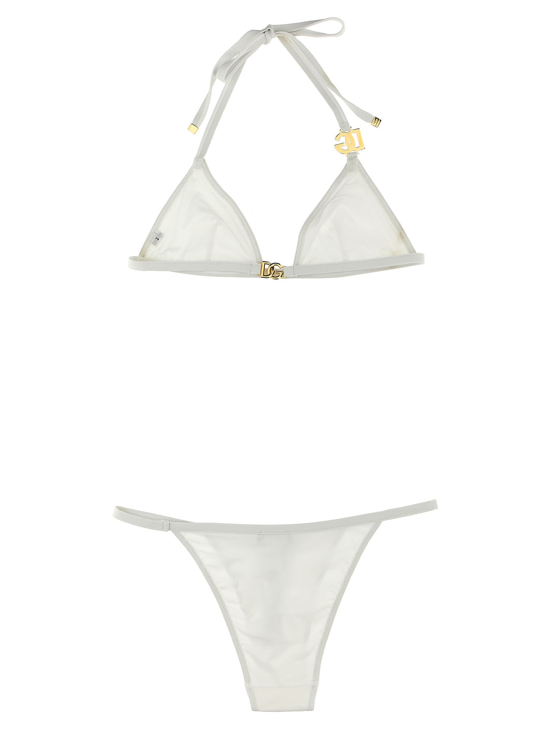 White Polyamide Bikini