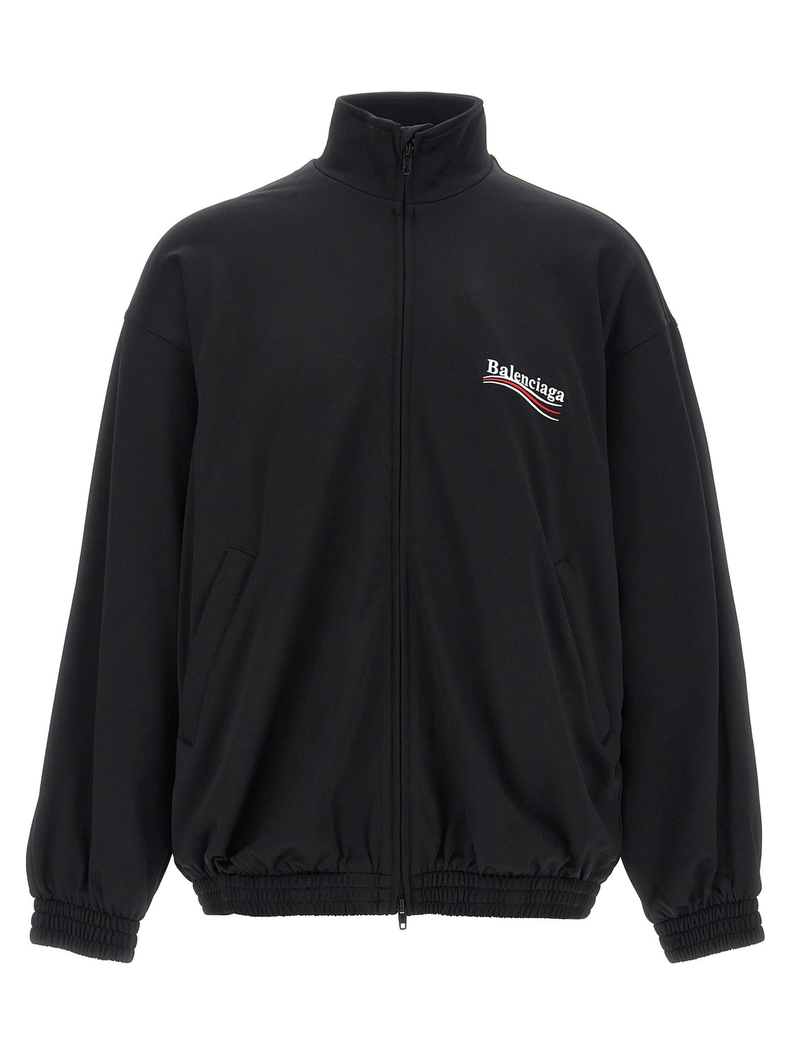 Black Polyamide Sweatshirt