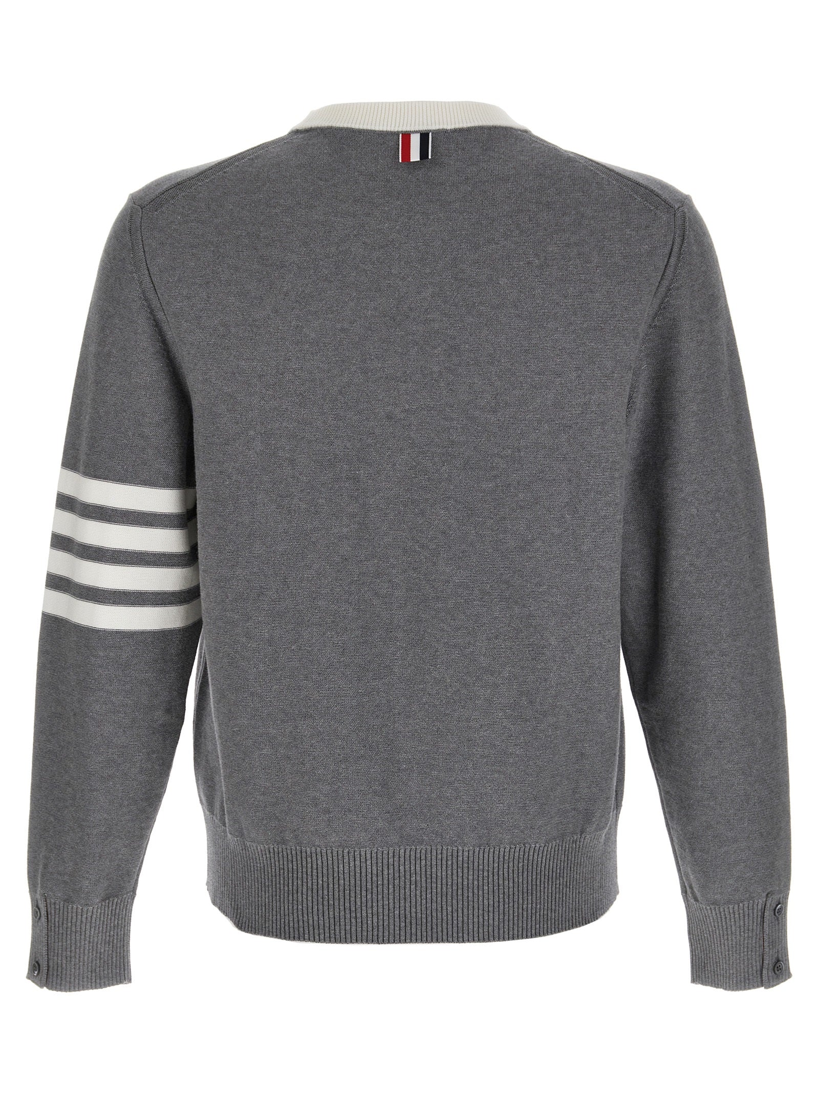 Gray Cotton Cardigan