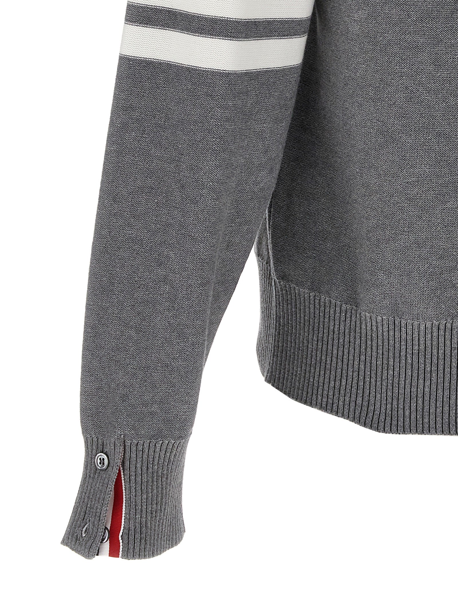 Gray Cotton Cardigan