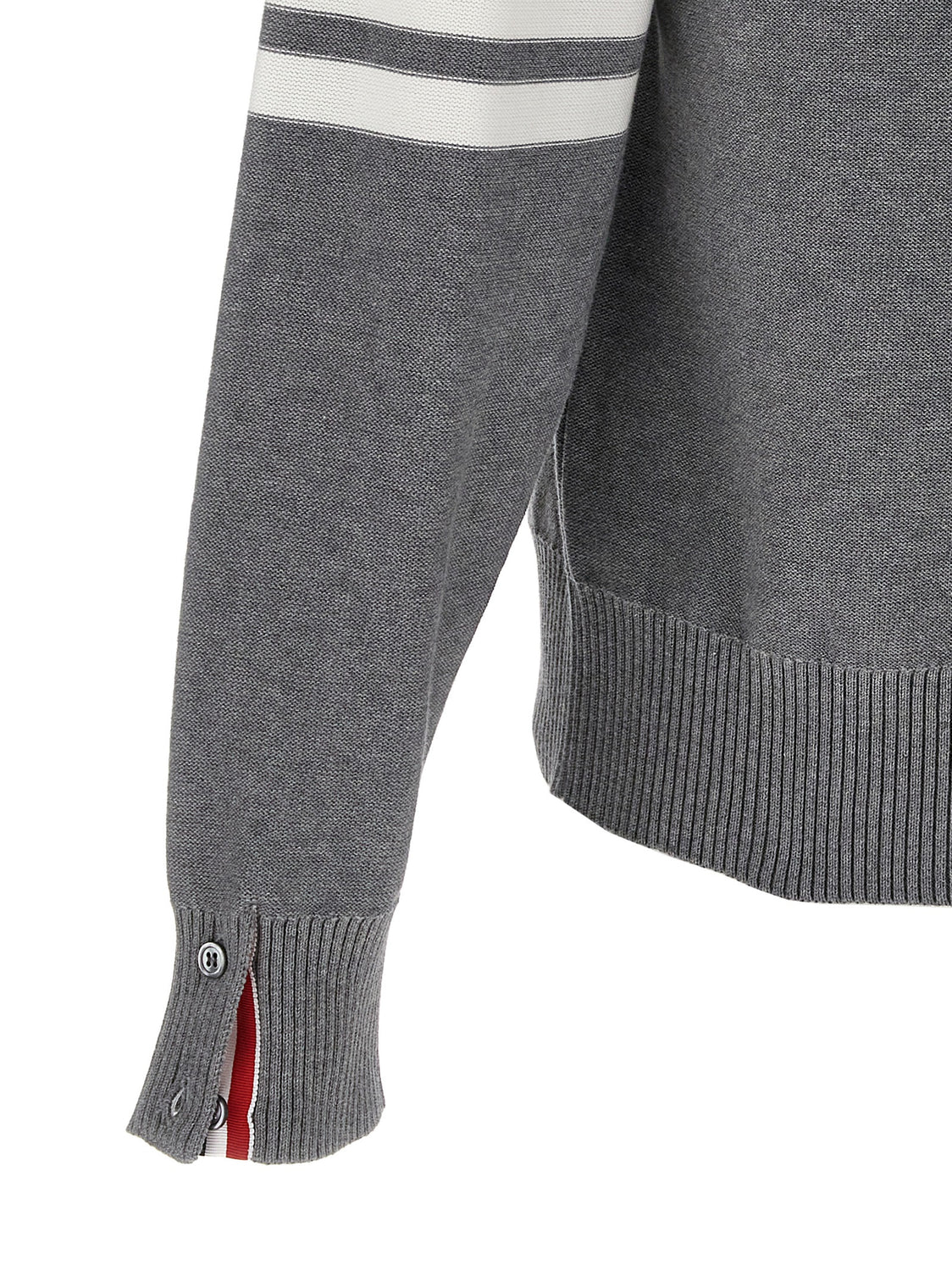 Gray Cotton Cardigan