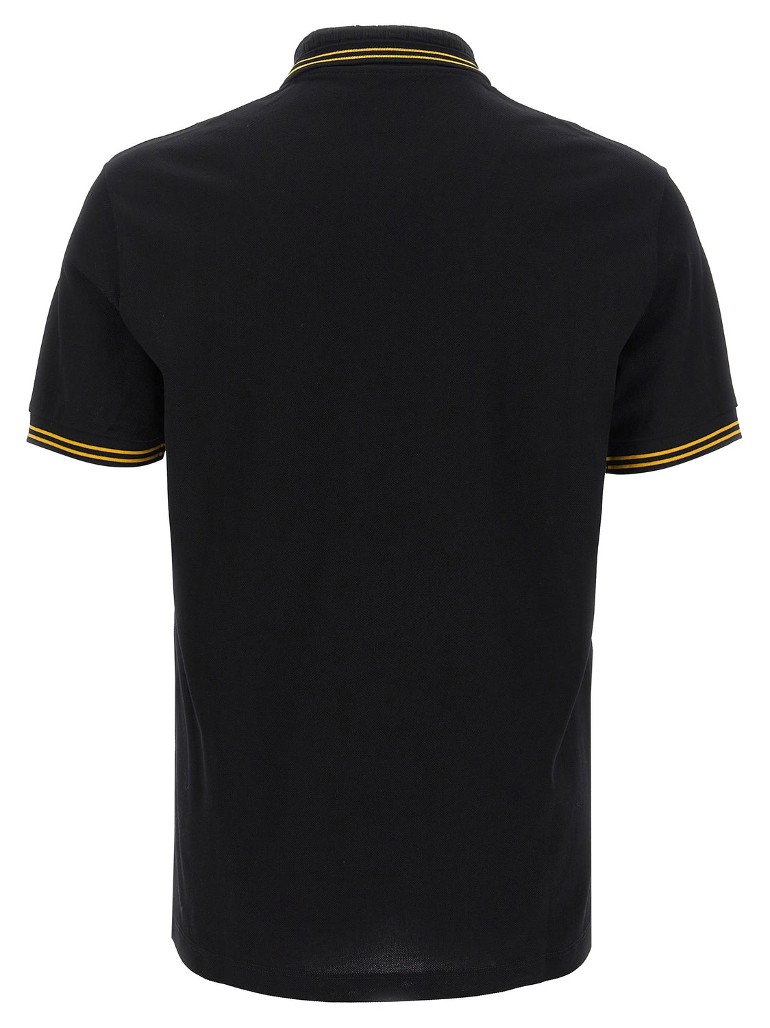 Black Cotton Polo Shirt