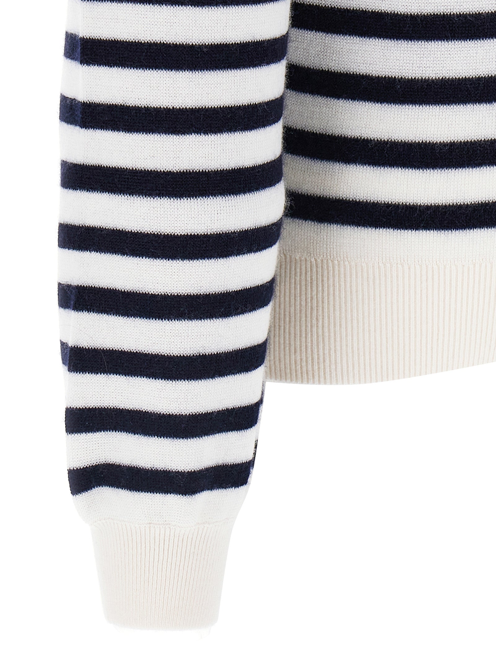 Bicolor Cashmere Cardigan
