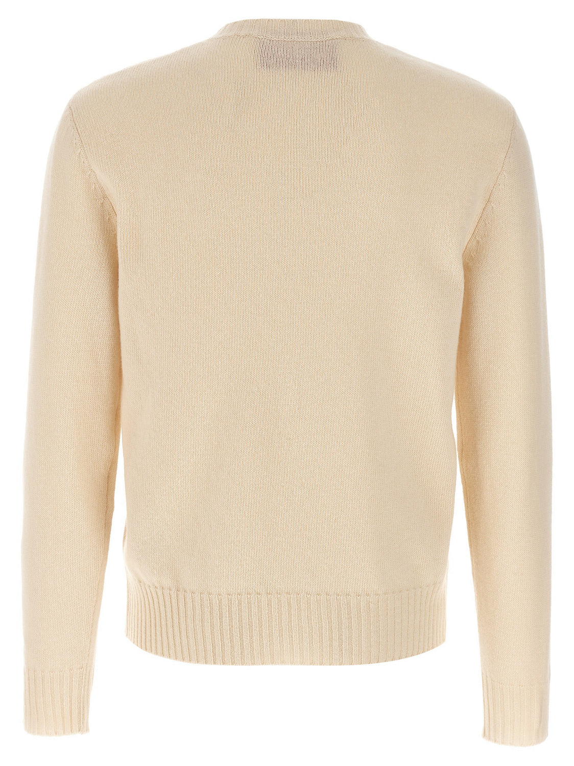 Beige Virgin Wool Cardigan