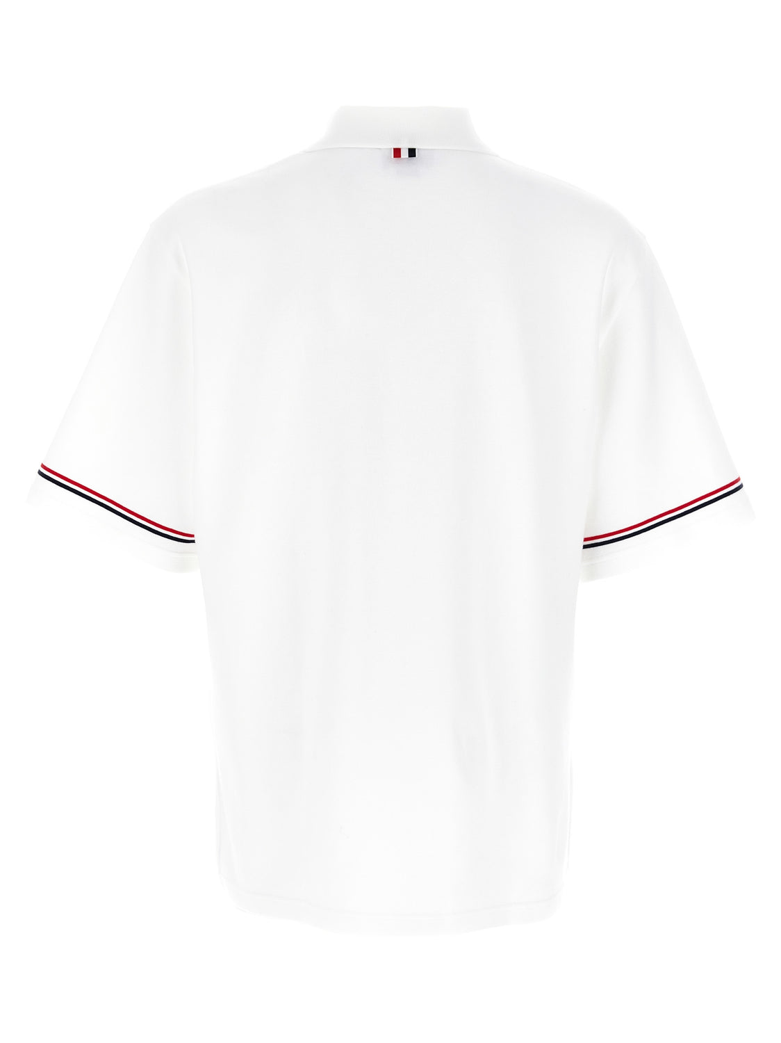 White Cotton Polo Shirt