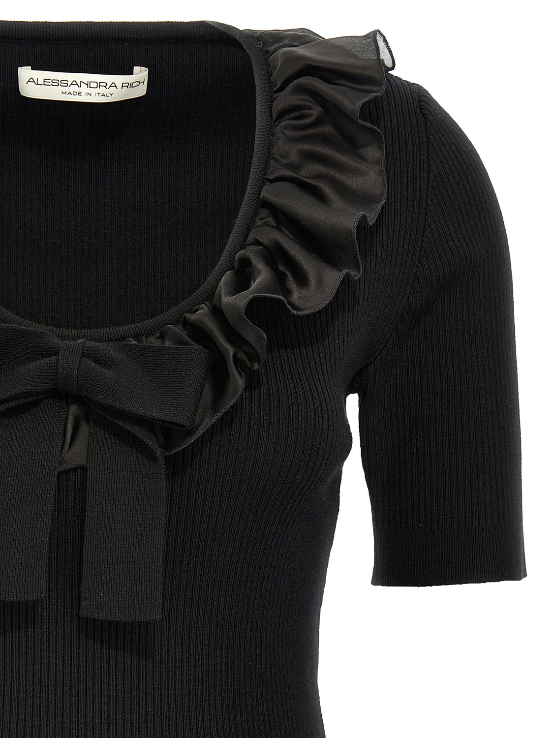 Black Wool T-Shirt