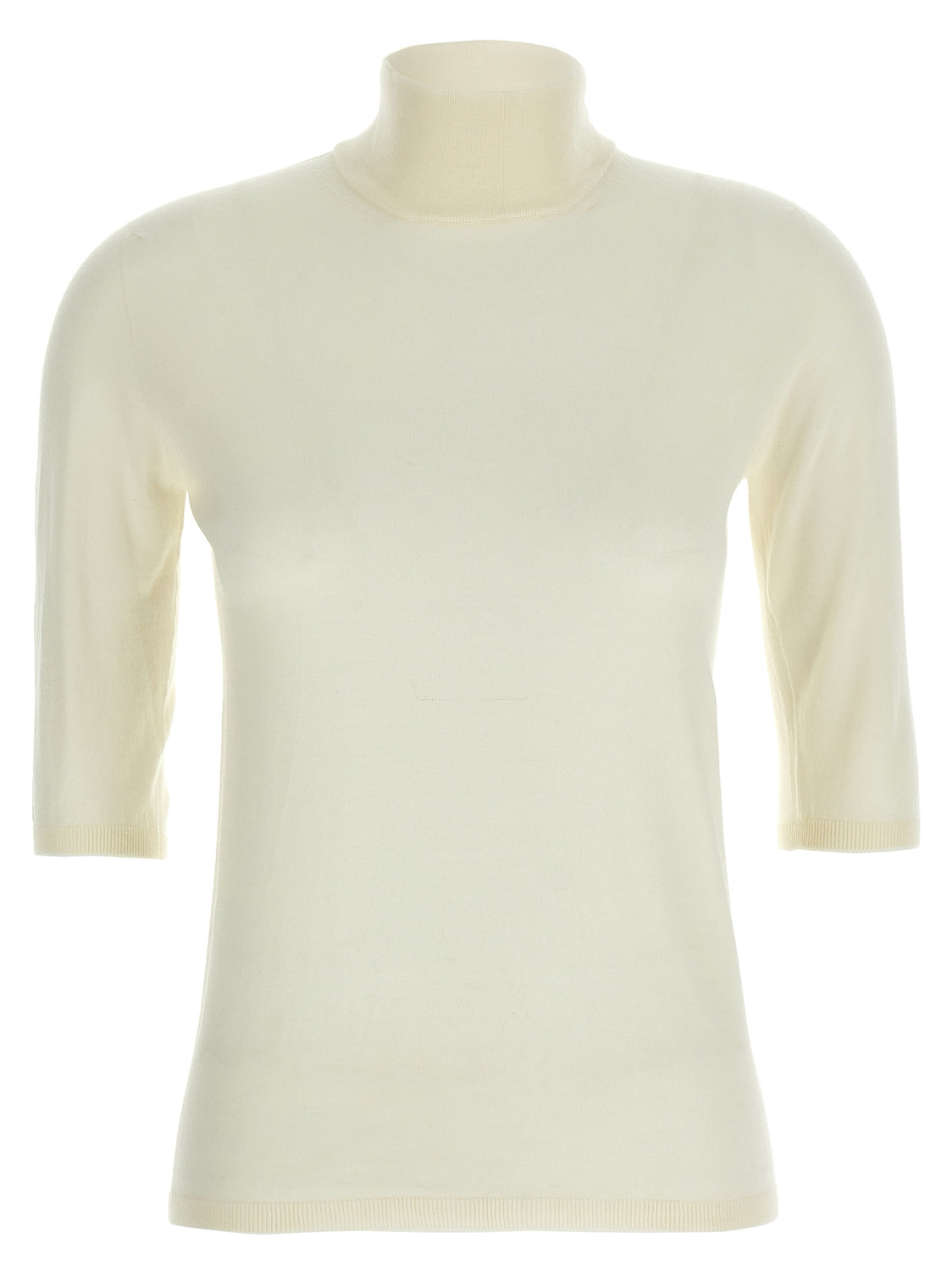 White Virgin Wool Cardigan