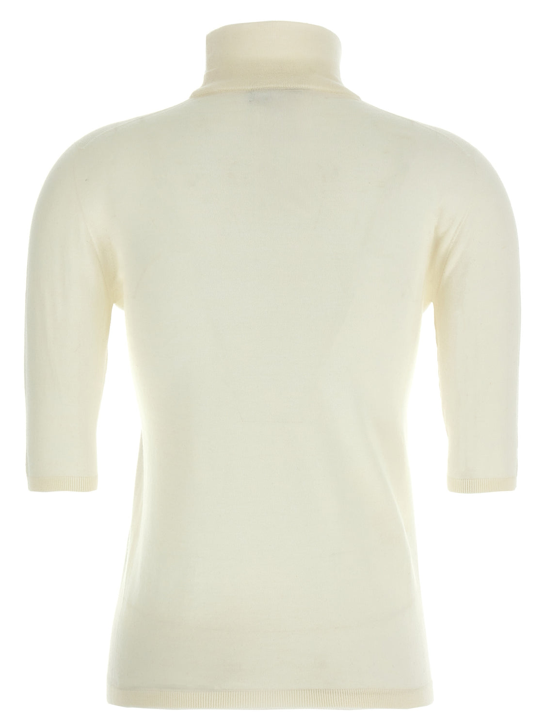 White Virgin Wool Cardigan