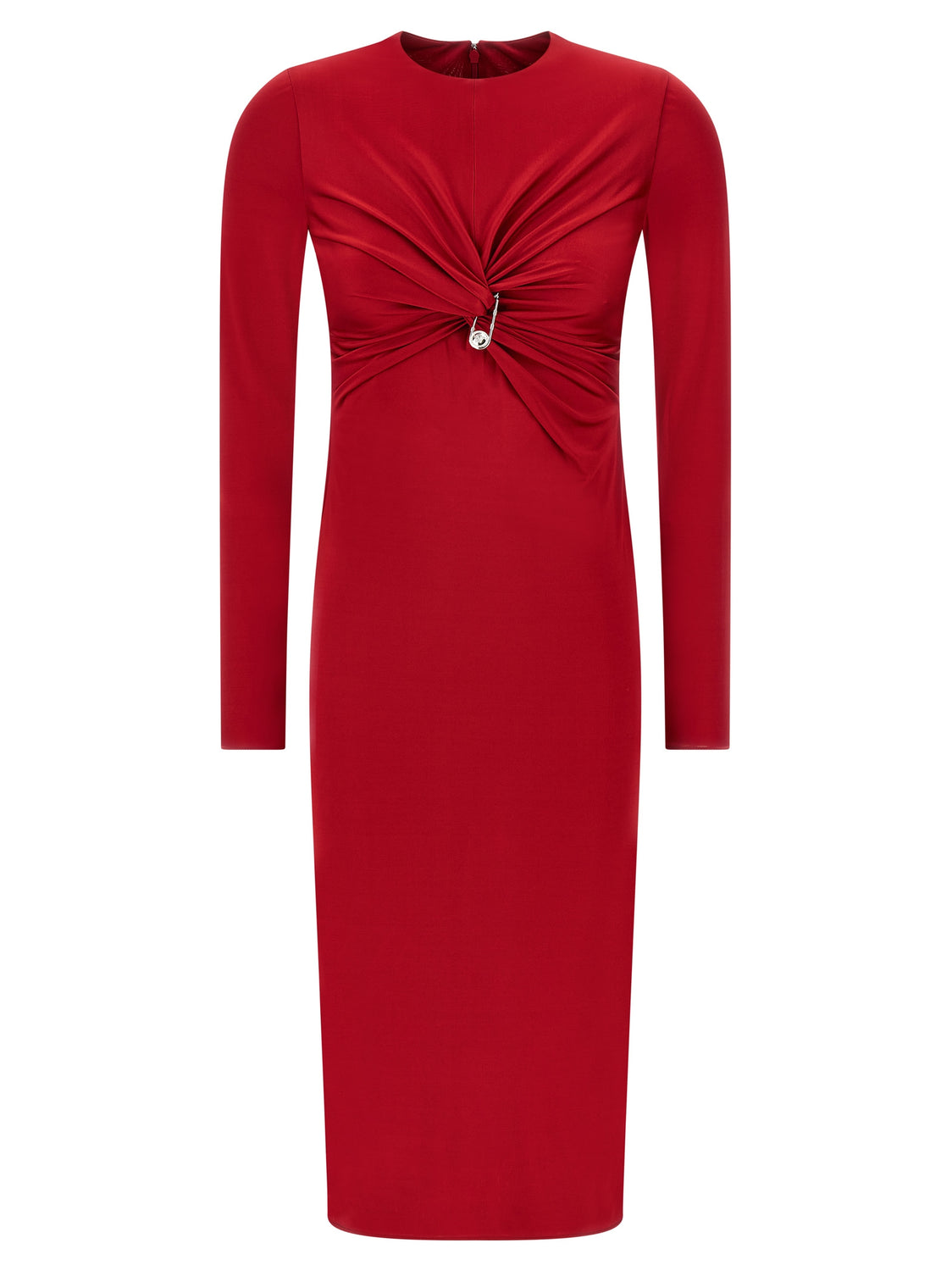 Multicolor Viscose Midi Dress