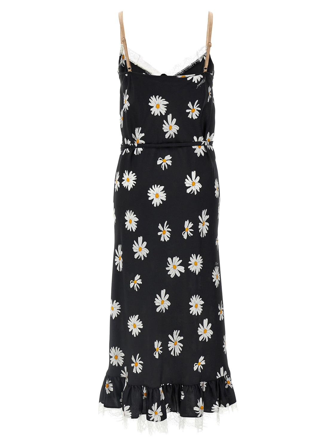 Black Silk Midi Dress