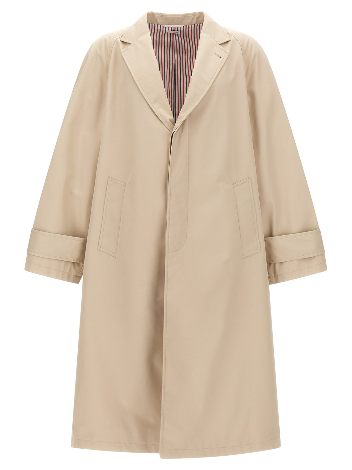 Beige Polyester Coat