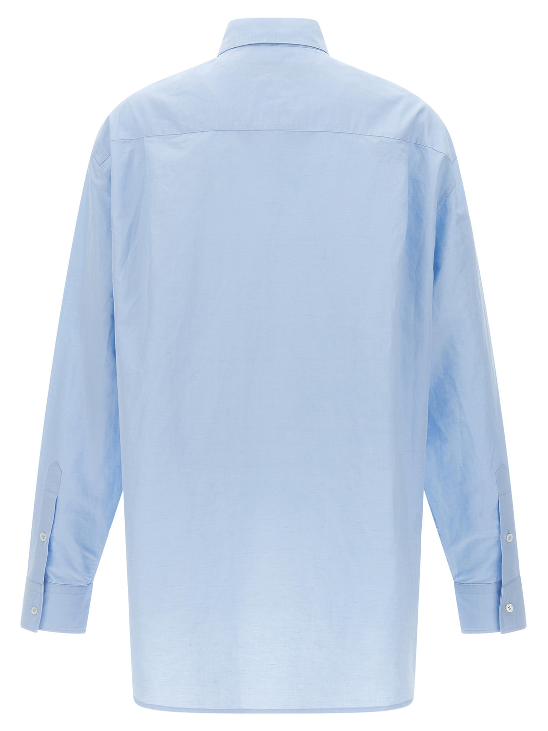 Blue Linen Blouse
