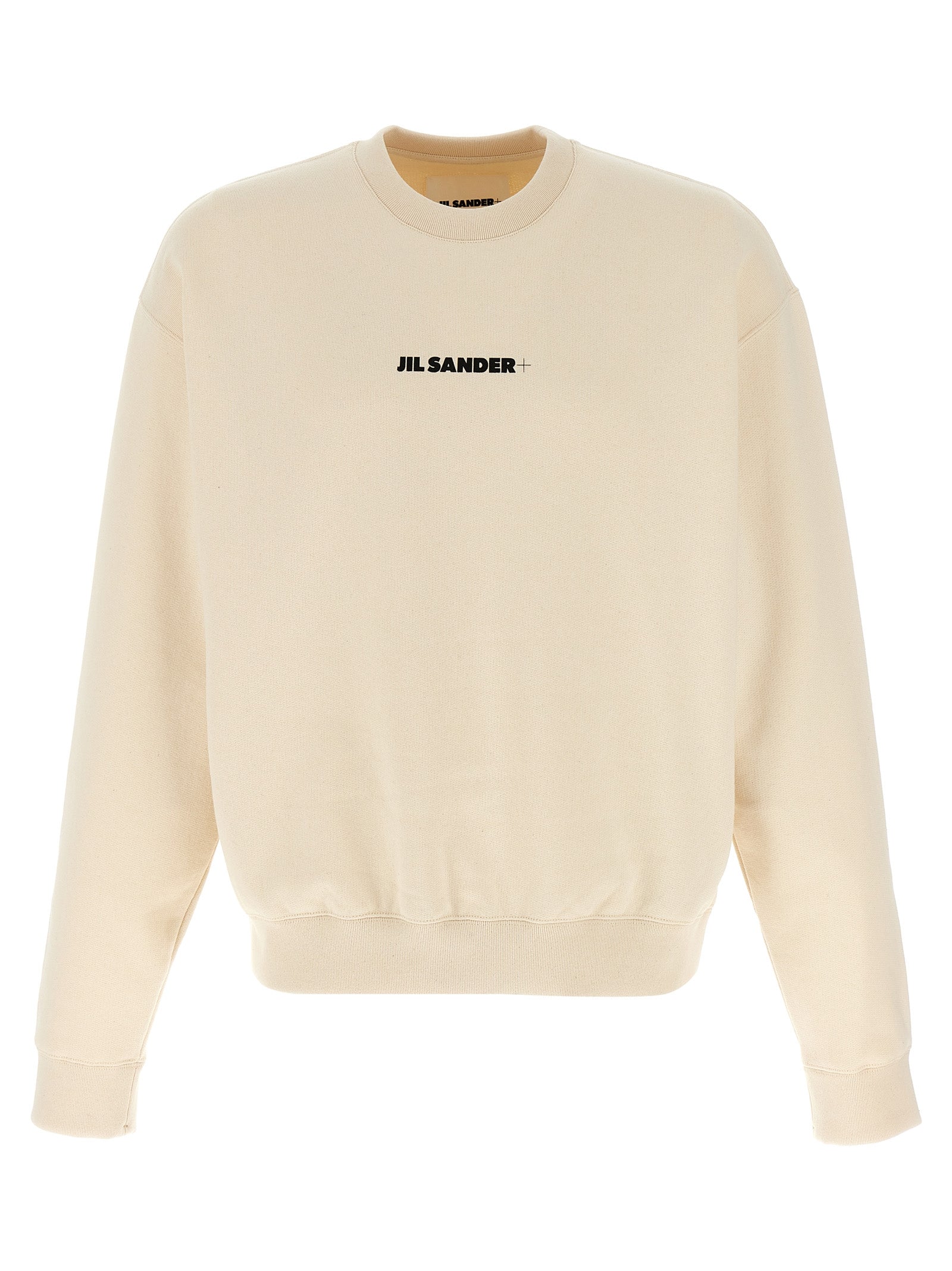 Beige Cotton Sweatshirt