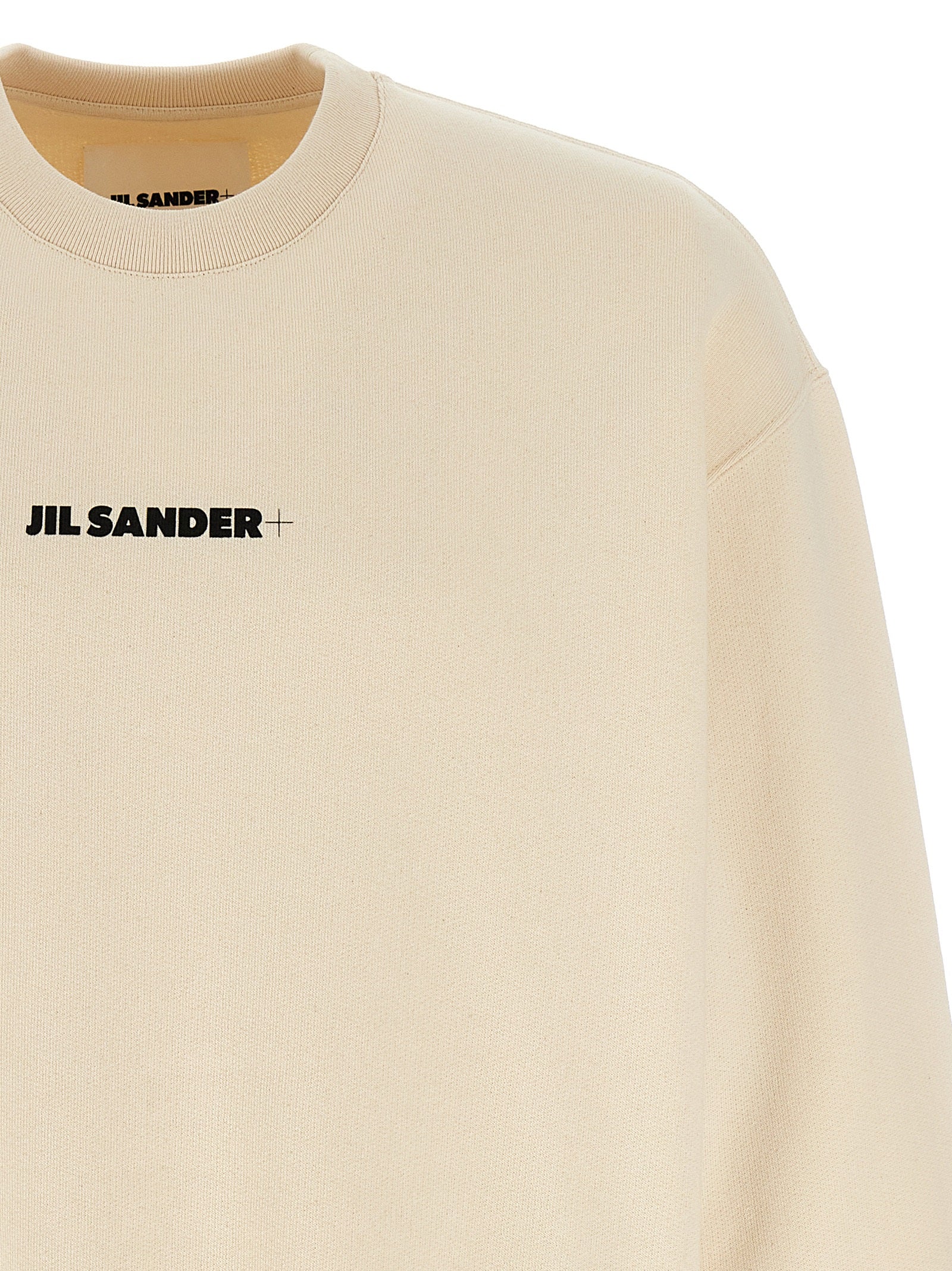 Beige Cotton Sweatshirt