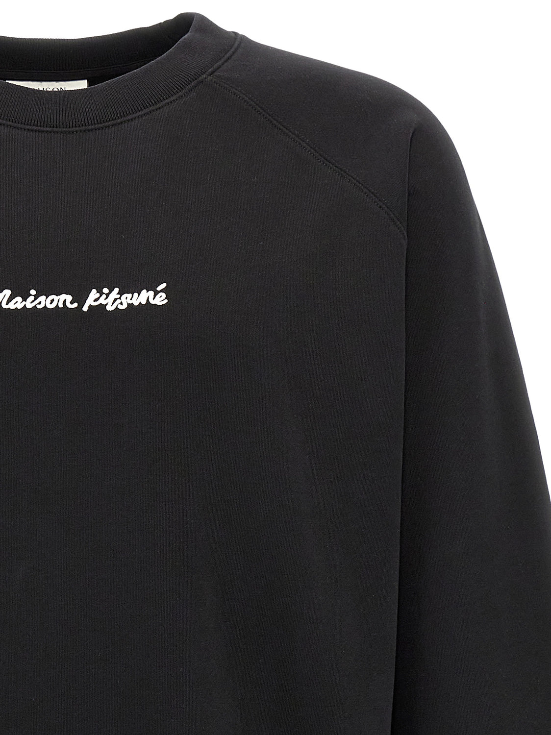 Black Cotton Sweatshirt
