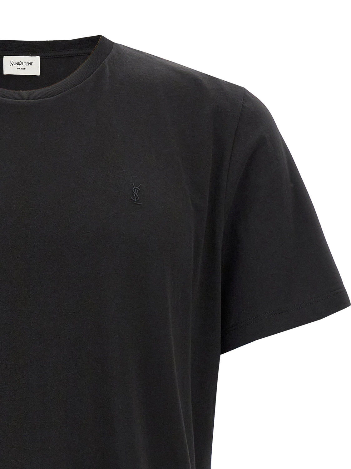 Black Cotton T-Shirt