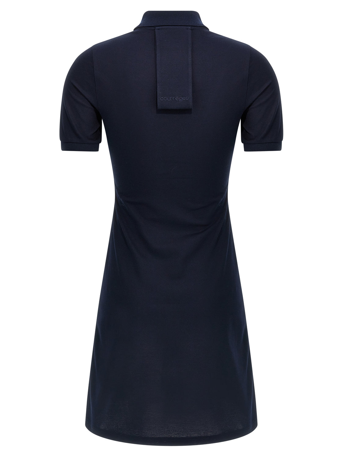Blue Cotton Short Dress
