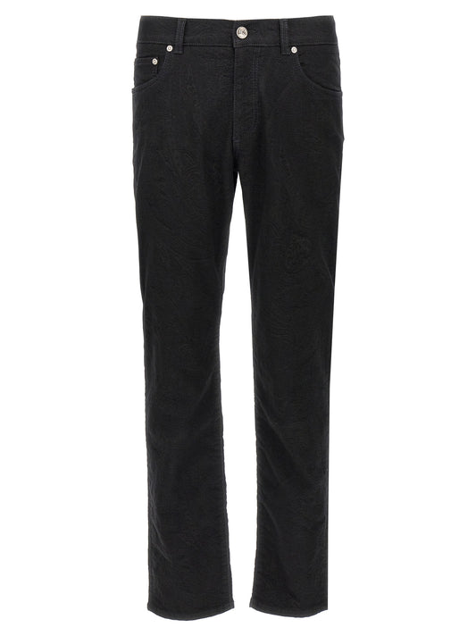 Black Cotton Jeans Denim