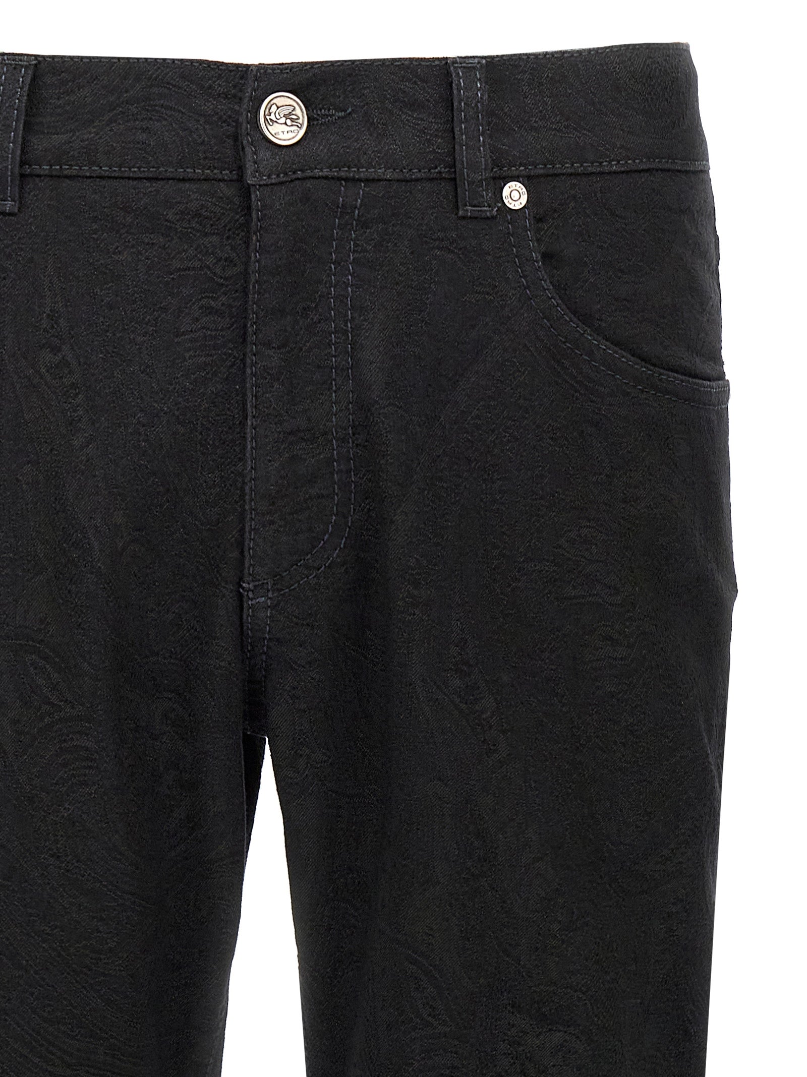 Black Cotton Jeans Denim