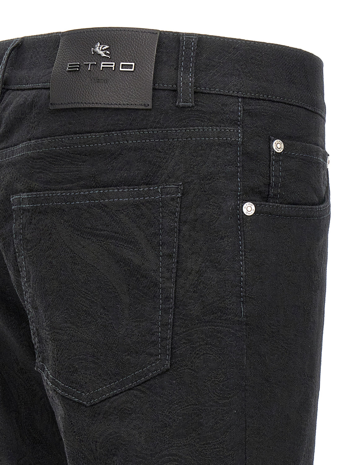 Black Cotton Jeans Denim