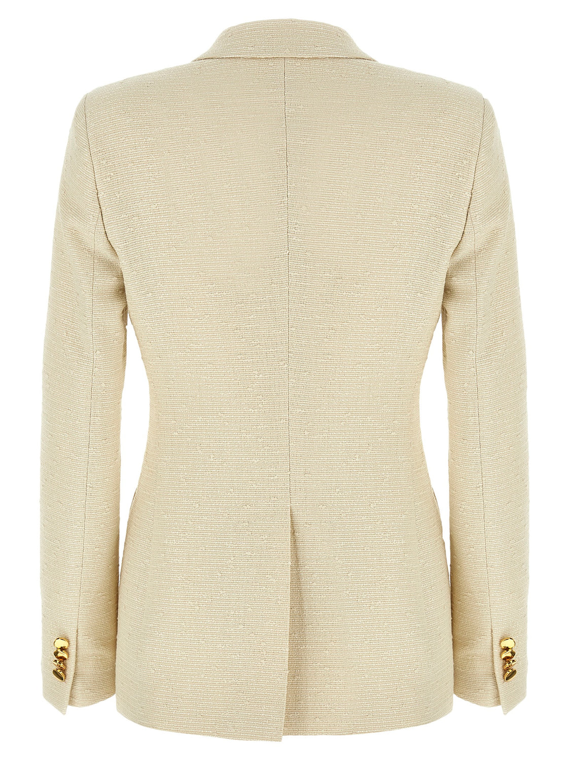 Beige Cotton Blazer