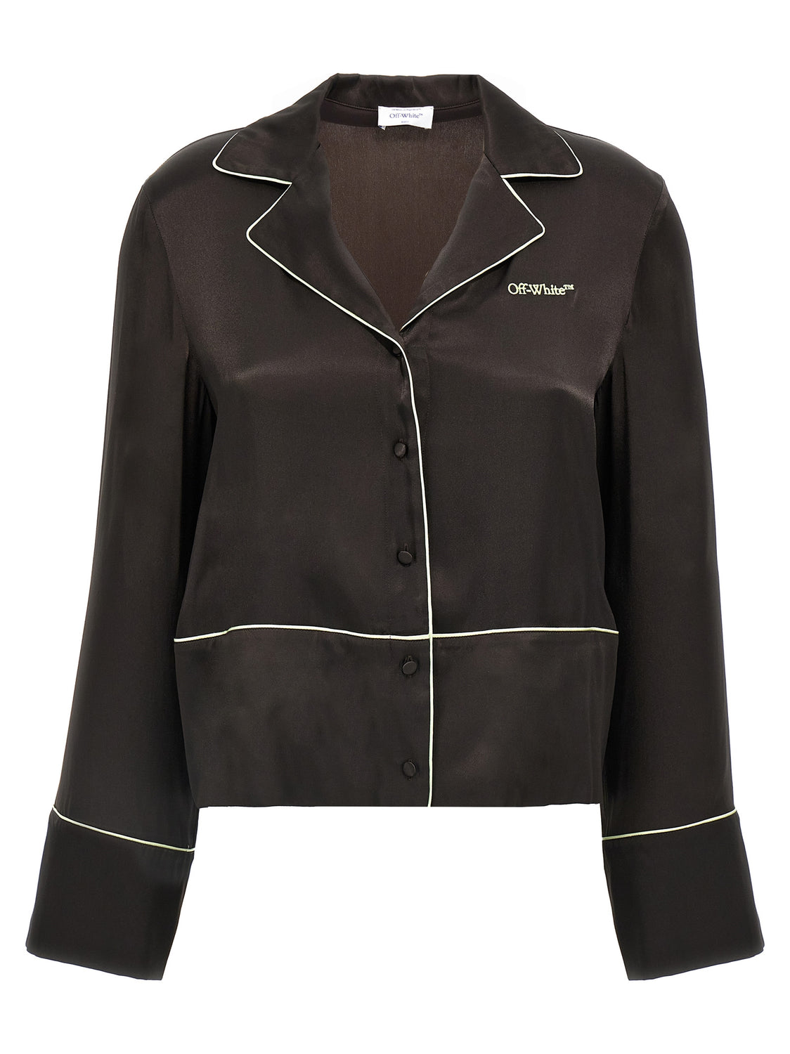 Black Acetate Blouse