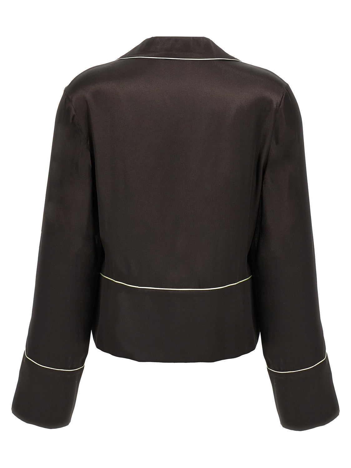 Black Acetate Blouse