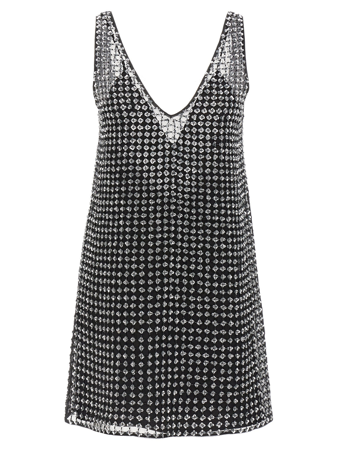 Black Silk Short Dress