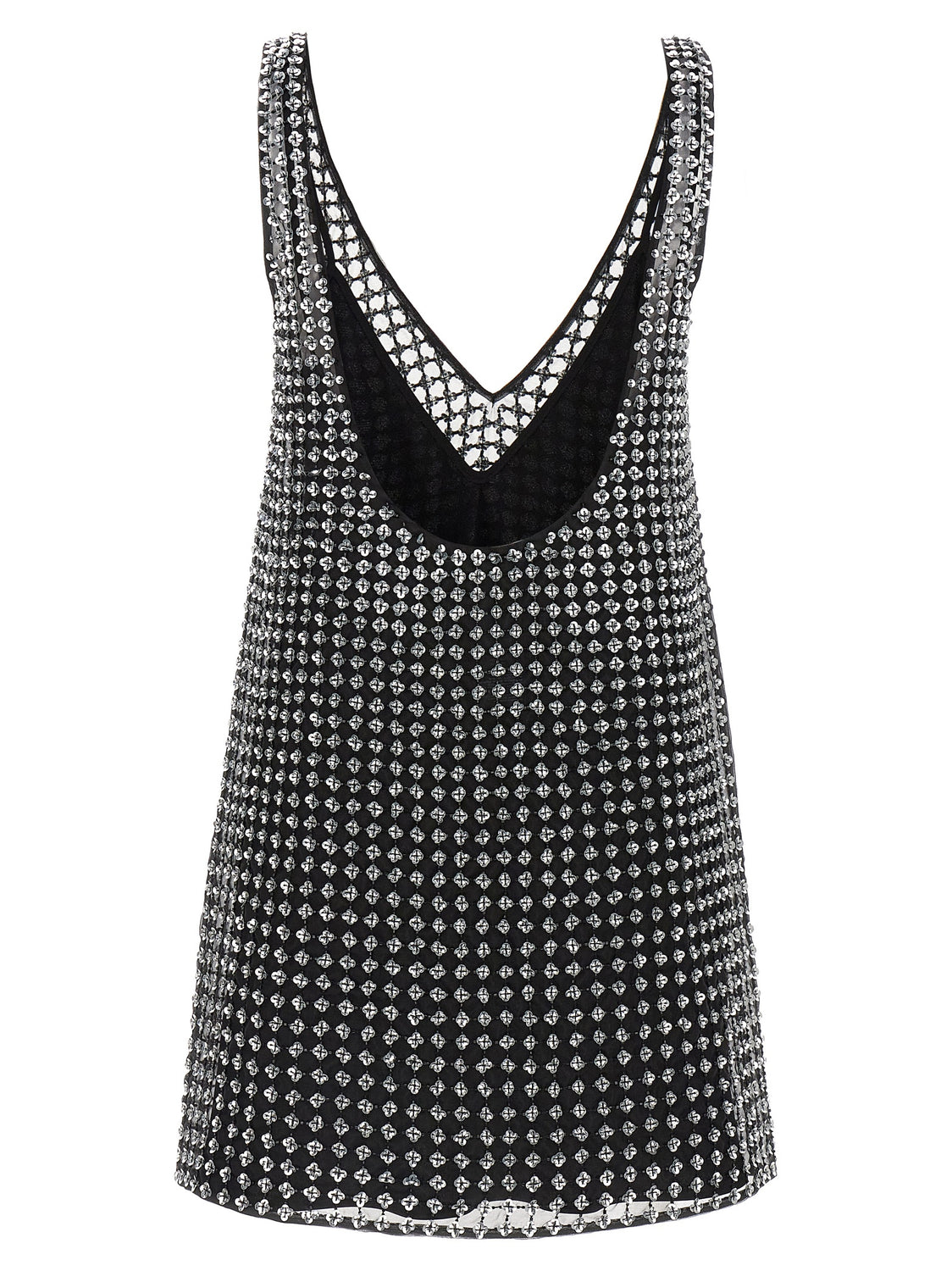 Black Silk Short Dress