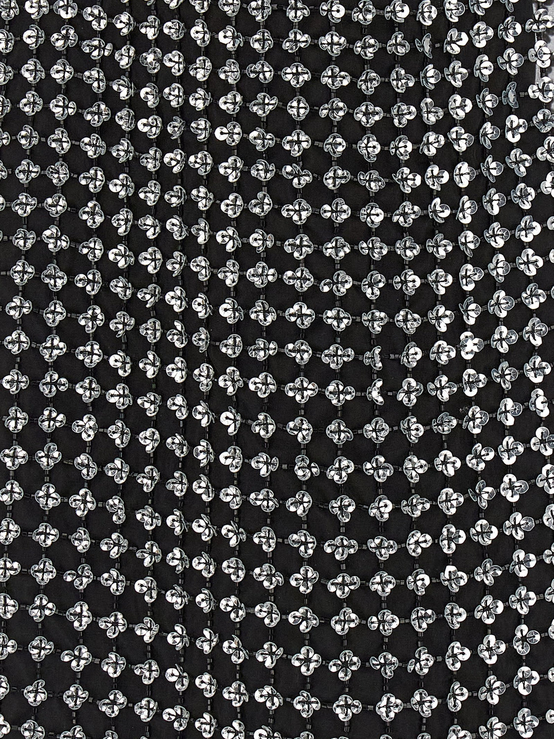 Black Silk Short Dress