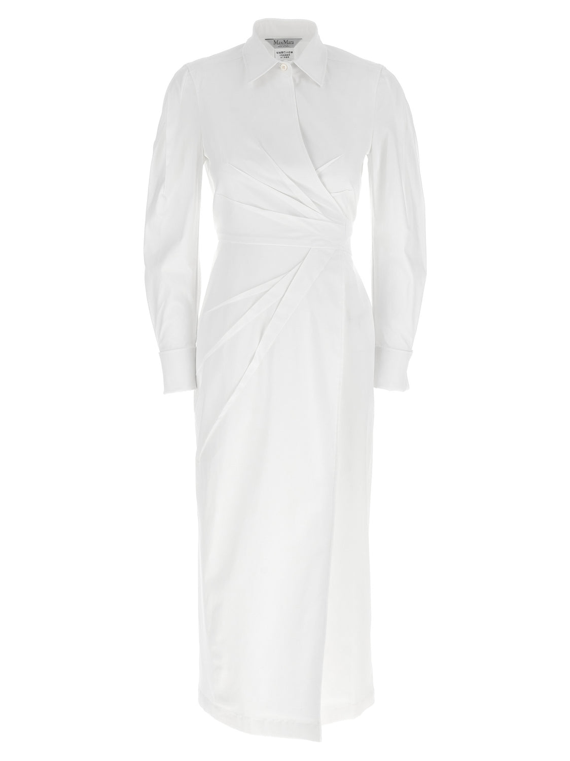 White Cotton Long Dress