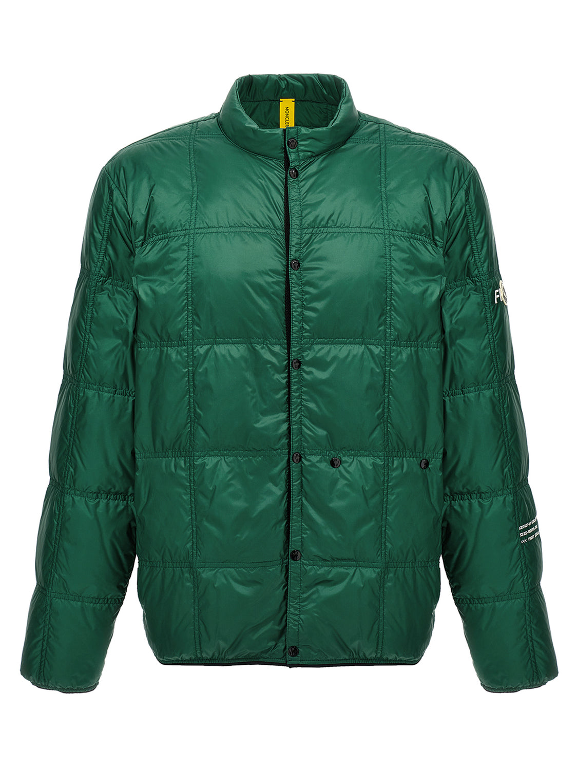 Bicolor Polyamide Full-Length Jacket