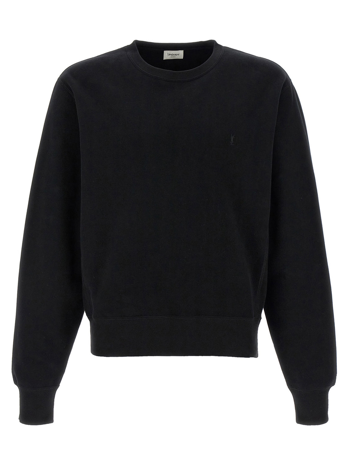 Black Cotton Sweatshirt