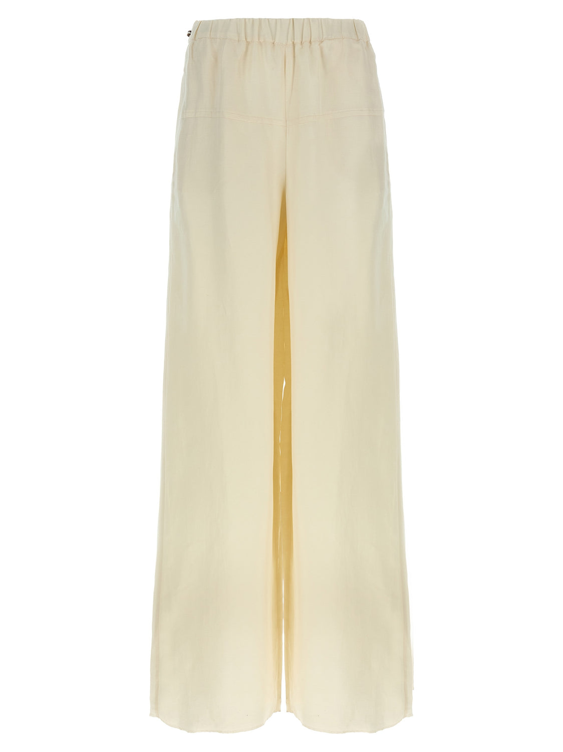 White Flax Casual Pants