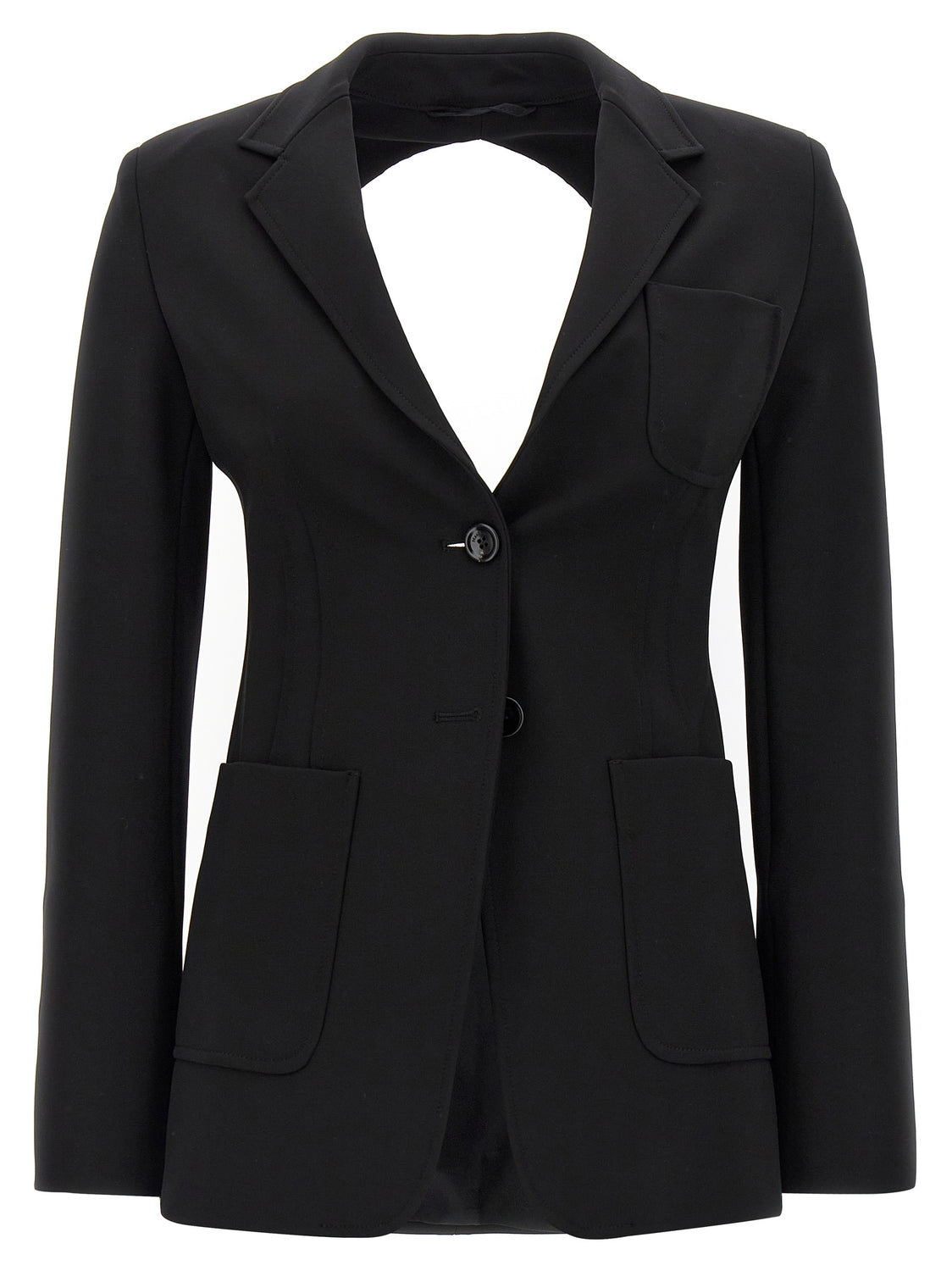 Black Viscose Blazer