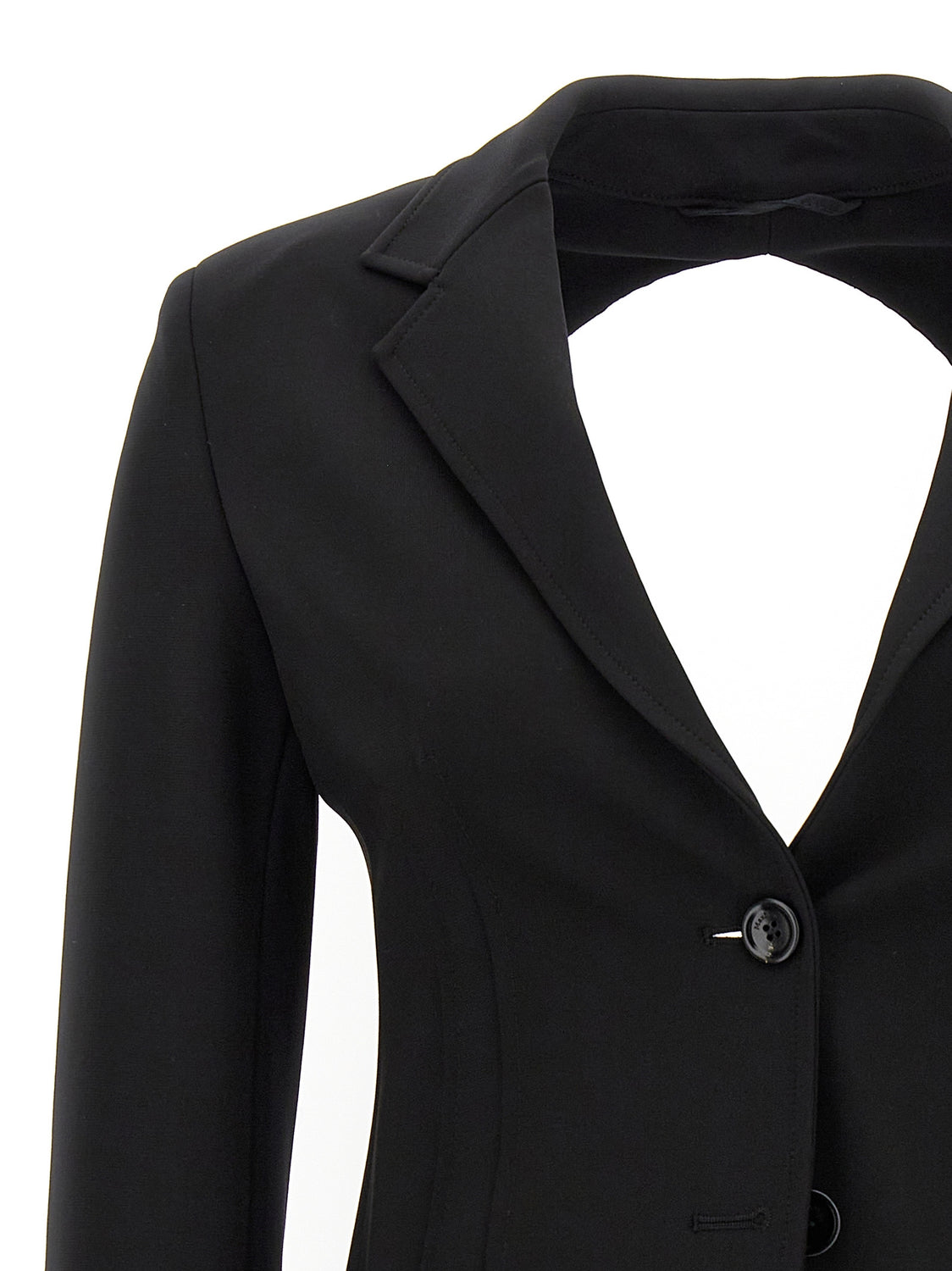 Black Viscose Blazer