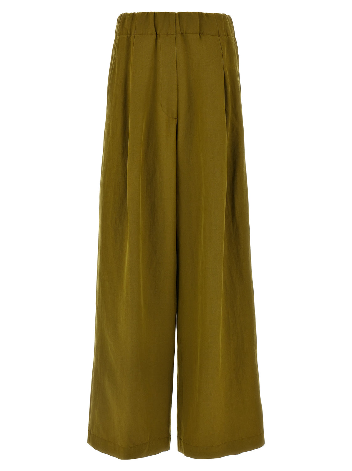 Bicolor Wool Casual Pants
