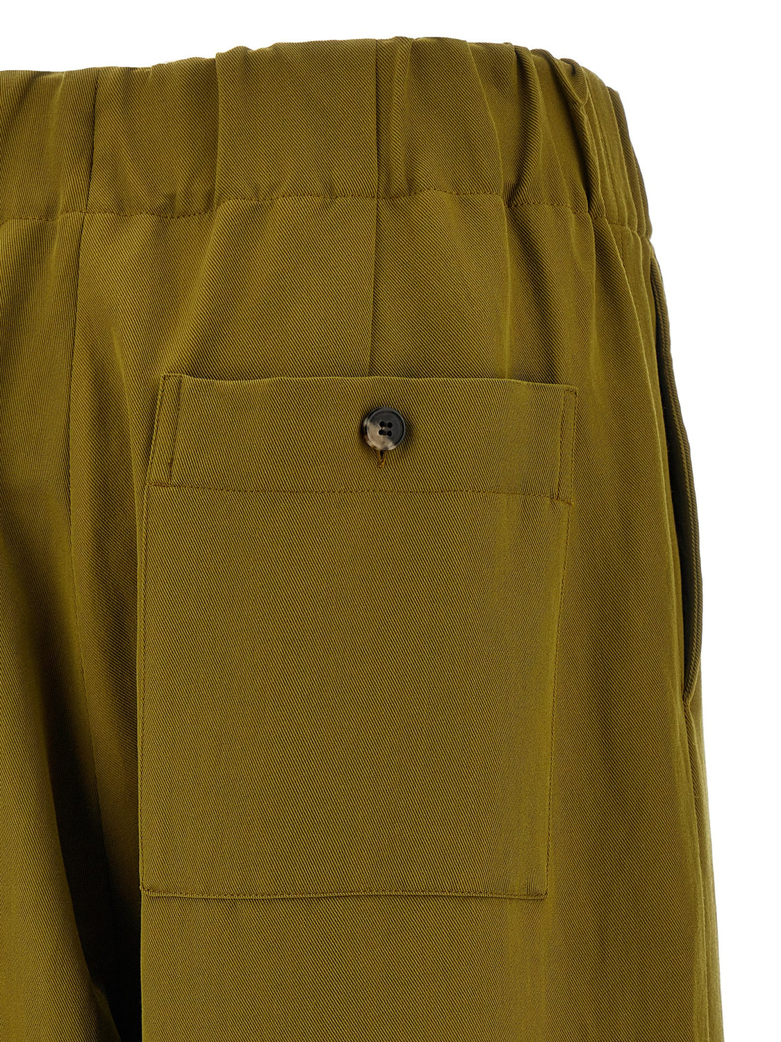 Bicolor Wool Casual Pants