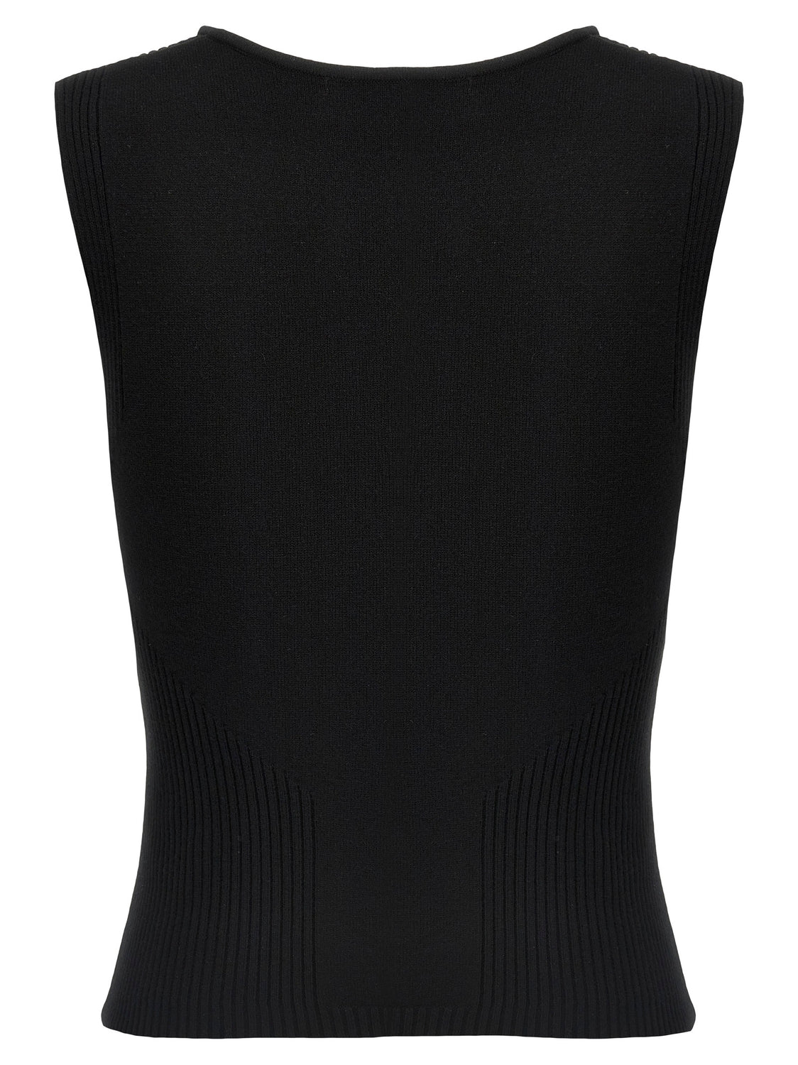 Black Viscose Tank Tops