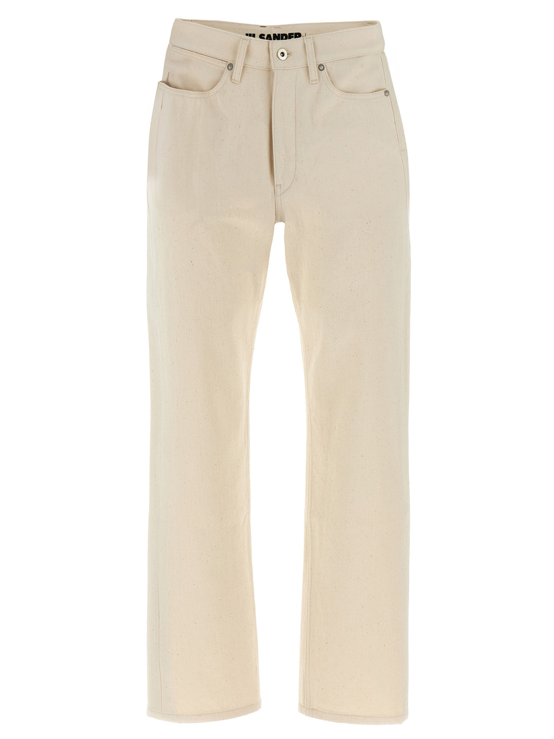 Beige Cotton Jeans Denim